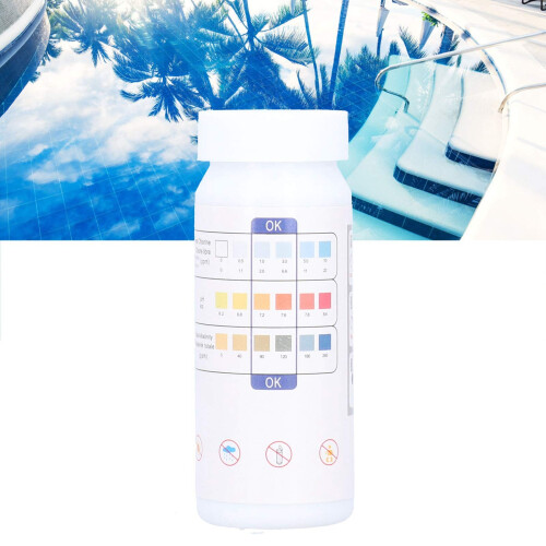 3 in 1 Pool and Spa Test Strips 50 Count for Quick Color Readout and Accurate Alkalinity Testing 1