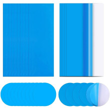 PVC Patch Kit 30 Pcs SelfAdhesive Waterproof Vinyl Pool Liner Patches for Boats Air Beds