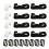 Pool Solar Reel Attachment Kit with Solar Blanket Straps for In Ground Pool, Secure Durable Replacement Set 1