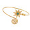 Elegant Retro Armlet Adjustable For Different Size Turquoise-1 1
