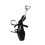 Artistic Miniature Ballet Shoe Handcrafted Key Chain-Black 1