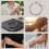 Natural Stone Beaded Bracelet Handwoven with Multicolor Crystals 5