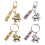 Trendy Letter Keychain Embodying Prosperity Lightweight-C 4