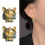 Boucles d'oreilles vintage d'inspiration égyptienne avec bijoux 2