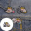 Animal Chemist Theme Brooch Featuring Frogs Microscope-QHXZ4243 2
