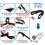 Pool Solar Reel Attachment Kit with Solar Blanket Straps for In Ground Pool, Secure Durable Replacement Set 5