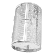 Rotisserie Grill Basket Stainless Steel with Movable Door for Electric Oven Roasting Vegetables Nuts