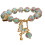 Vom Rosengarten inspiriertes Glasperlenarmband mit-Blau 1