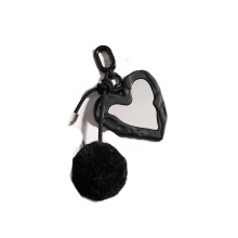 Creatief leuk pluche Pom hart sleutelhanger ontwerp meerdere-7