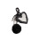 Creatief leuk pluche Pom hart sleutelhanger ontwerp meerdere-7 1
