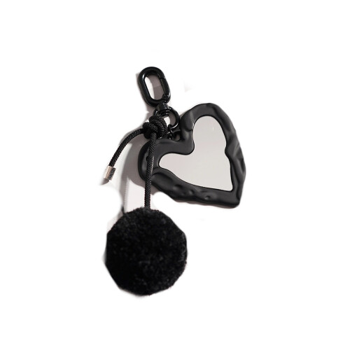 Creatief leuk pluche Pom hart sleutelhanger ontwerp meerdere-7