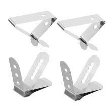 Food Thermometer Clip Set 304 Stainless Steel Probe Holder for Pots and Pans Cooking