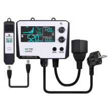 Carbon Dioxide Controller Single Channel Split Probe CO2 Monitor CO2 Pressure Reducer Valve for Greenhouse EU Plug C