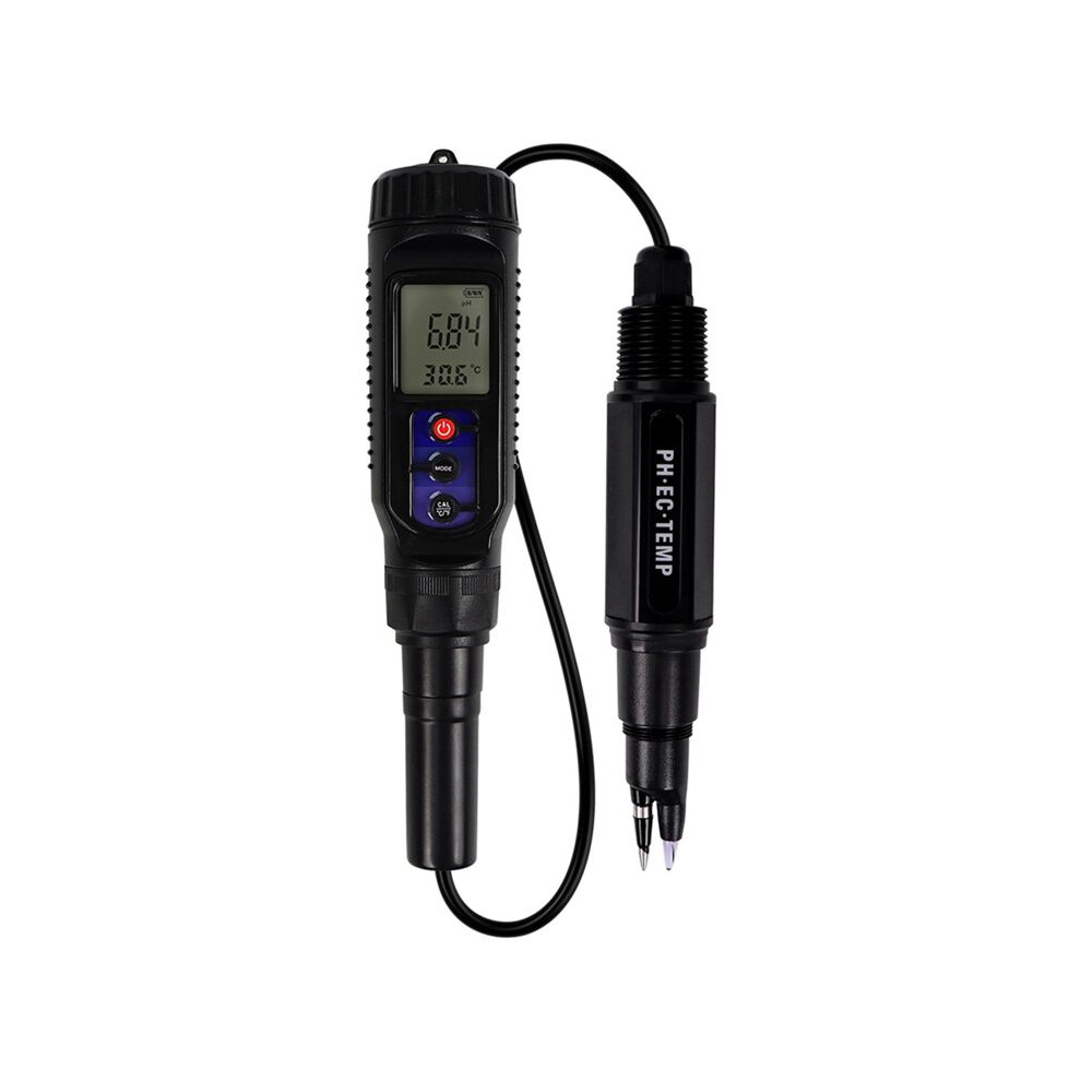 Water Soil Quality Tester Digital Ph/Ec/Temp 3-In-1 Tester Multi-Function Testing Ph Meter For Aquariums Pools Dough 4713291153190