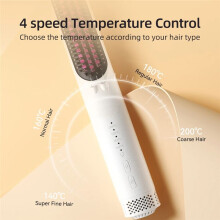Electric Hair Straightener Hair Straightener Negative Ion Straightening Comb Anti-Scalding Styling Tools EU Plug
