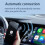 New Wired to Wireless Carplay  Adapter 2in1 Android Auto  Box Plug and  WiFi Fast Connection USB Type-C 9