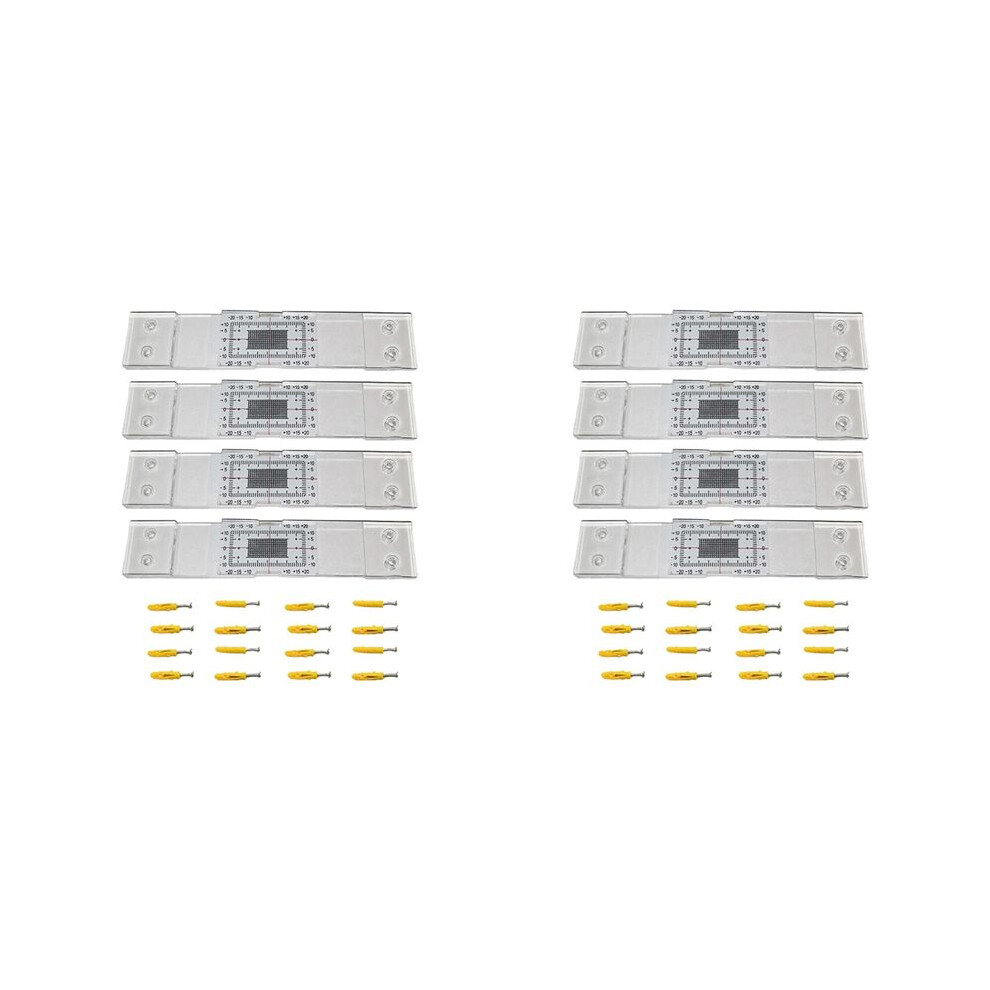 Thickness Gauge 8Pcs Crack Monitoring Record, Standard Tell-Tale Crack Monitor For The Standard And Corner Tell-Tale 6033134678351