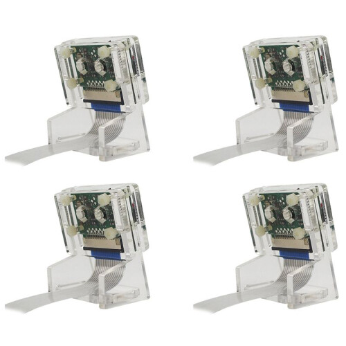 4X Ov5647  Camera Acrylic Holder Transparent Webcam Bracket for Raspberry Pi 3 Camera