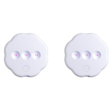 2X Toilettendeckel-Reinigungslichter, UV-Toilettenlichter für Toilettensitze, Toilettenschüssellicht, LED-Nachtlicht mit Bewegungssensor