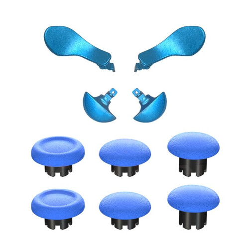 Analog Joysticks for Controller 10-in-1 Thumb Stick 4 Metal Rear Paddle Trigger Button Replacements for PS5  C