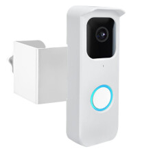 For Blink Doorbell Mount,Anti Theft Video Doorbell Door Mount Bracket No Drilling,Not Block Doorbell Motion Sensor White