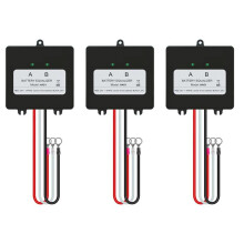 3X Égaliseur de Batterie 12V 24V Batteries Onduleur de Tension Équilibreur Chargeur de Batterie au Plomb Régulateurs Série Connectée