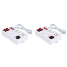2X Tester per Lampadine E27 B22 E14, Scatola di Prova Rapida per Tensione e Potenza Della Luce LED, Test Rapido con Display di Potenza SPINA UE