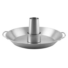 Beer Can Chicken Roaster Stainless Steel Vertical Poultry Holder with Removable Drip Pan for Grill and Oven