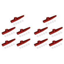 10X Aluminiumlegierung Kazoo mit Membran Rot