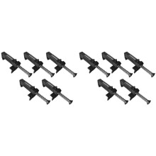 10X Brick Leveling Runner Maurerarbeiten Messzeichnung Leveler Bau Mauerwerk Bau Drahtziehwerkzeuge, Schwarz