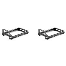 2X Cadre Protecteur D'Émetteur en Métal YA-0711BK pour Télécommande Flysky Noble NB4 / NB4 Pro, Noir