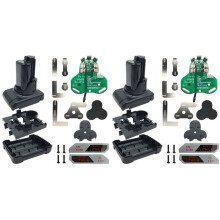 2X BAT411 BAT420 Bateria Litowo-Jonowa Obudowa Plastikowa PCB Płyta Ochronna do Ładowania 10,8 V 12 V BAT412A BAT413A