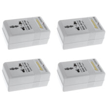 4X SINGWAY 100W 110V/120V Naar 220V/240V Step-&Down Spanningsomvormer Transformator Reizen Wit