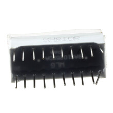 10X 10 Segment Red LED Bar-Graph Display