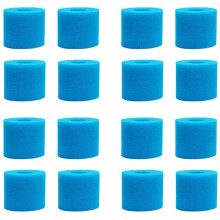 16 PCS Pool Filter Cartridge for Type H,Replacement Swimming Pool Filter Foam Sponge Filter Cartridges for Type H