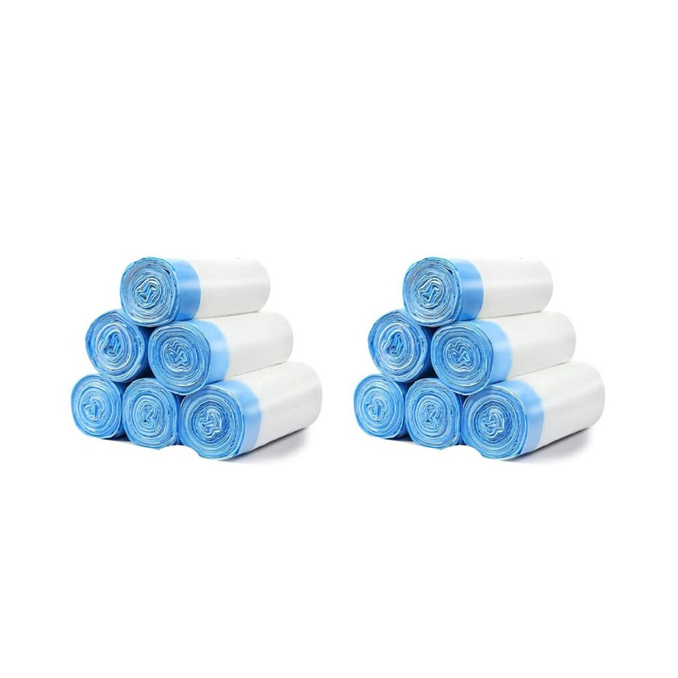 Semoic 180 Count Cat Litter Bags For Automatic Litter Box Extra-Thick Cat Litter Box Liners For Meowant/Catlink