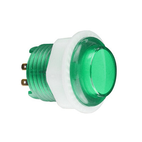 2X Quality ABS Game Machine Push Button  with Light Illuminate 24mm Arcade Game Console Button with 4 Terminal B 2