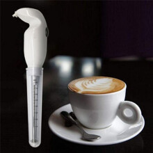 Mélangeur à Main Électrique Portable, Mousseur à Lait, Mélangeur de Boissons au Café, Mélangeur de Pâtisserie et de Cuisine, Prise UE