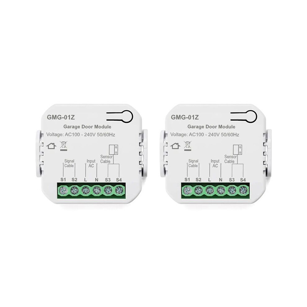2X Tuya Zigbee Garage Door Controller Universal Garage Door Remote Control App Voice Timing Control For Alexa Home 6032031573639