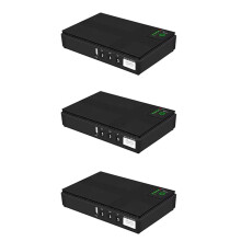 3X 5V 9V 12V Uninterruptible Power Supply  UPS USB 10400MAh Battery Backup for WiFi Router CCTV(US Plug)