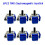 6PCS TMR Electromagnetic Joystick for PS5 Gamepad Upgrade TMR Joystick 3D Analog Thumbstick Controller 3