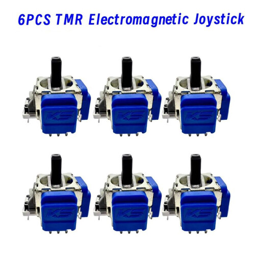 6PCS TMR Electromagnetic Joystick for PS5 Gamepad Upgrade TMR Joystick 3D Analog Thumbstick Controller 2