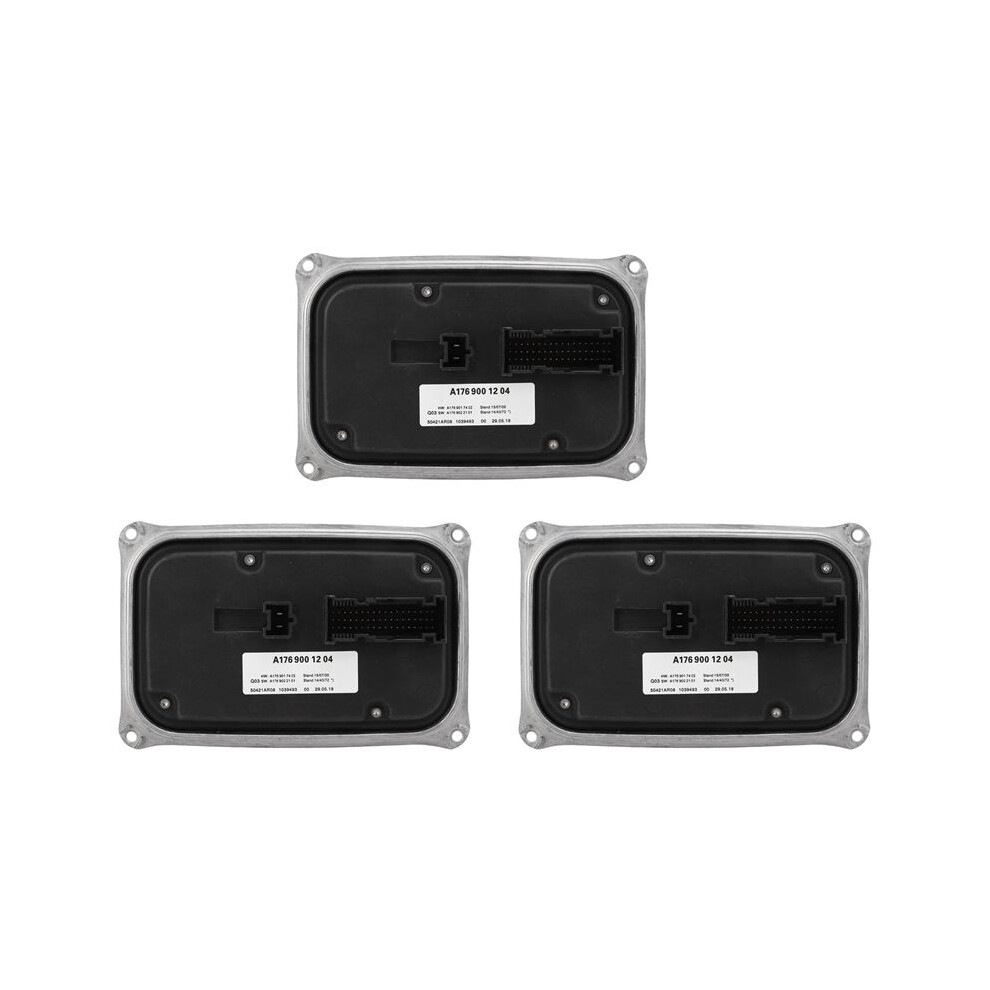 3X A1769001204 Led Headlight Control Module Ballast For - A-Class W176 2015-2018 / Cla C117 X117 2016-2019 4712662717207