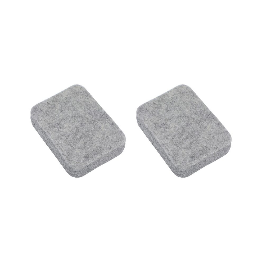 2X Needle Felting Pad,Grey Sponge Felting Pad 4.65X3.35inch Thick And Firm Felting Mat Natural Wool Needle Felting Mat 6033677671512