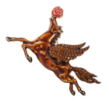 Artistics Zodiacs-Pferdeschmuck. Robuste-Kaffeefarbe