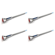 4X Hypersonic Adjustable Telescopic Three Section Flagpole Car Mounted Telescopic -6623