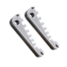 Ergonomic Glasses Leg Bender Device Made from-gray. circle.