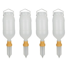 4X 2.5L Sauce Bottle Squeeze Bottle Hanging Sauce Dispenser Large Diameter Sauce Squeeze Bottle Hanging Sauce Dispenser
