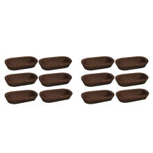 12 Stuks Houten Deegkommen voor Het Maken van Kaarsen Houten Deegkommen in Bulk voor Decoratie Handgesneden Houten Decoraties voor Eten Brood