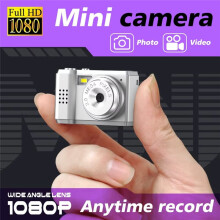 Minikamera med Skärm Inomhus Hem Utomhus 1080P Sport Bärbar Retro Liten Videokamera Videoinspelare för Nybörjare B